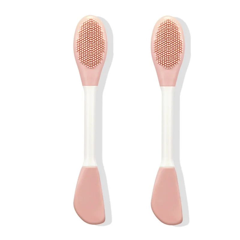 2-in-1 Silicone Facial Brush | Deep Clean & Even Mask Application