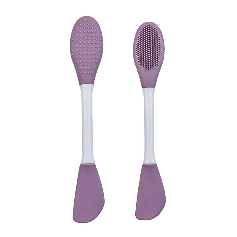 2-in-1 Silicone Facial Brush | Deep Clean & Even Mask Application