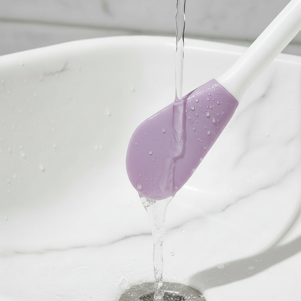 2-in-1 Silicone Facial Brush | Deep Clean & Even Mask Application